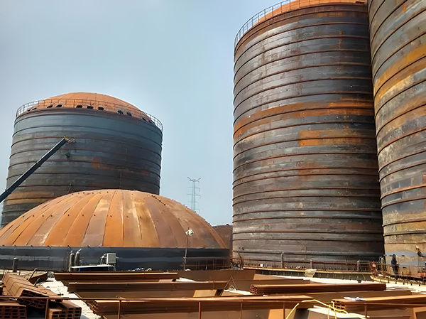 峰峰矿焦粉钢板仓